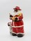 African American Firefighter Christmas Santa with Dalmation Dog Cookie Jar, Home Décor, Gift for Her, Him, Dad, Mom, Kitchen Décor